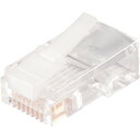 BUFFALO 【期間限定特価】2025年9月30日まで ツメの折れないLANコネクター Cat5e フラット用 10個入り 1個