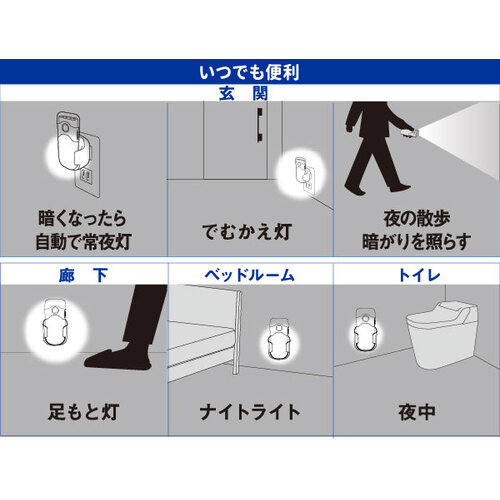 【期間限定!対象商品P2〜20倍】 RITEX　LED壁ホタル 1個