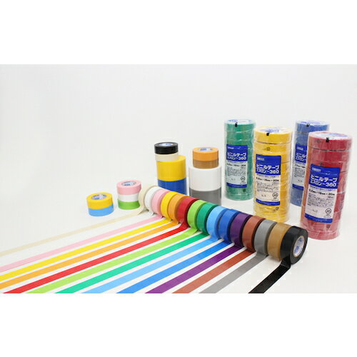 積水 エスロンテープ＃360 38×20 白 1巻