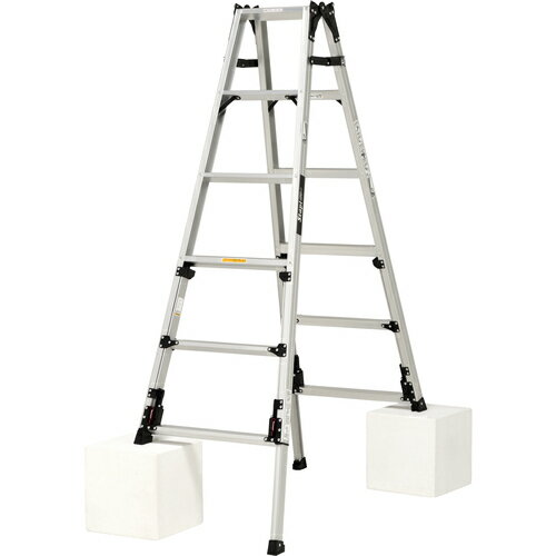 PiCa　上部操作式四脚アジャスト式はしご兼用脚立スタッピーSCN型 1台