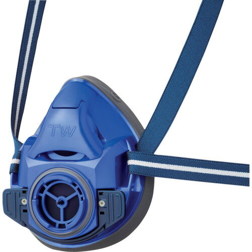 Gas Masks - 【期間限定!対象商品P2〜20倍】 シゲマツ　防じん・防毒マスク　TW01C　ブルー　L 1個
