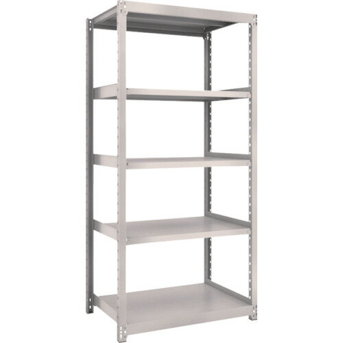 特長:●ボルトを1本も使用していないボルトレス構造で、分解・組み立て作業が簡単で、作業時間を大幅に短縮できます。●棚の段変更が、25mmピッチで、自由に調整、変更ができます。 仕様:●間口(mm)：902●奥行(mm)：889●高さ(mm)...