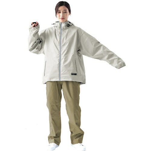 カジメイク　7481　レインスーツフェミニン3　オフホワイト　L 1着(4.0)