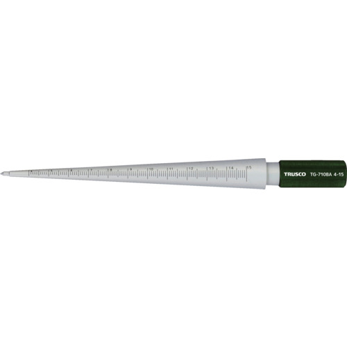 TRUSCO 管用テーパーゲージ 測定範囲4．0～15．0 1個