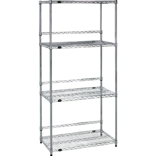 【期間限定!対象商品P2〜20倍】 TRUSCO　ステンレス製メッシュラック　W905XD457XH1838　4段　　バックバー付 1台