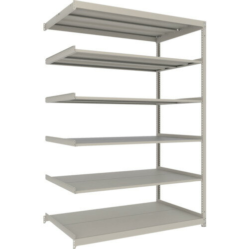 TRUSCO　スチールラック　薄型ラック（耐荷重100Kg）1800×875×H2400　6段連結　ネオグレー　ネオグレー..