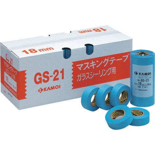 カモ井　マスキングテープガラスサッシ用（3巻入） 10PK