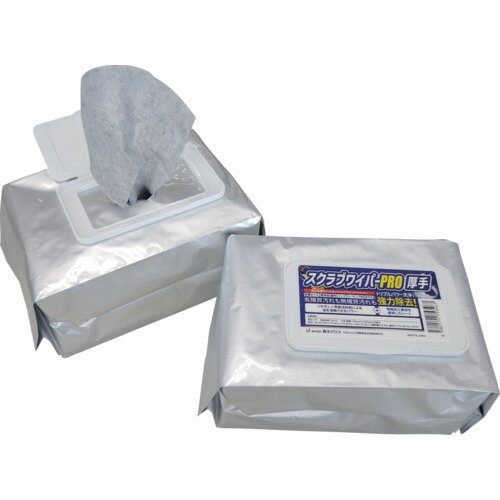 特長:●特殊構造の不織布が汚れをしっかりかき取ります。●リモネン・界面活性剤を主成分とし油などの溶解力に優れています。●手肌の保護に配慮した保湿成分配合。●研磨剤不使用。●水の使えない現場の使用にもおすすめです。 用途:●機械や設備にこびり...