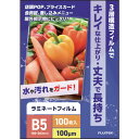 フジテックス ラミネートフィルム100ミクロン B5 100枚入り 1冊