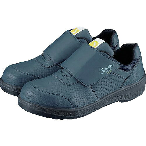 シモン　静電保護靴　短靴　8918紺　24．0cm 1足