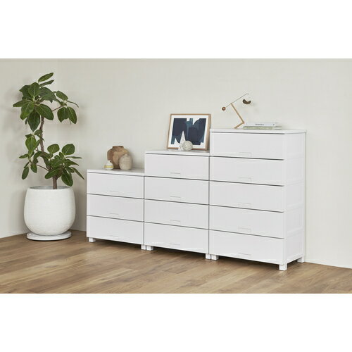 福祉用具のバリューケアのTENMA　フィッツチェスト　フルフラット6504　ホワイト 1個｜アングル3