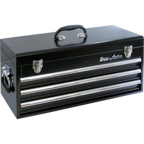 スエカゲ　3段引出し式ツールボックス　ブラック 1個