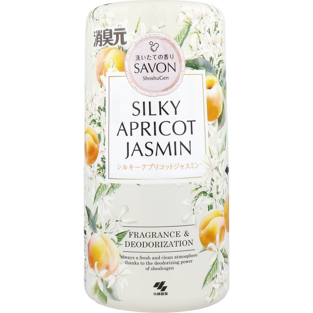 消臭元 SAVON(サボン) シルキーアプリコットジャスミン 400mL 1個