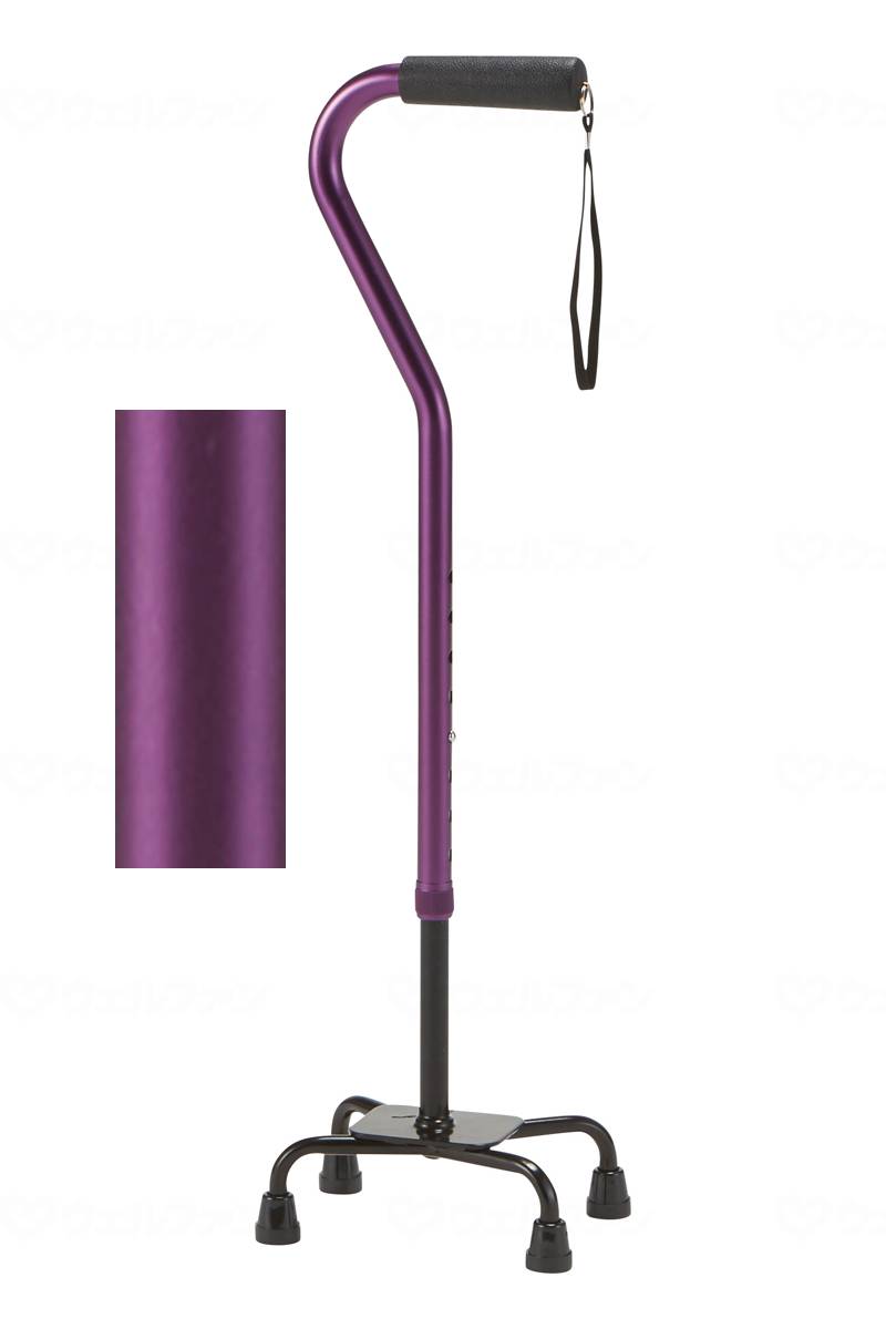 マキテック　アルミ製4点支柱杖／マゼンタ