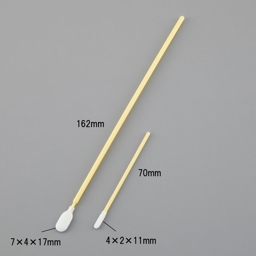 【期間限定!対象商品P2〜20倍】 クリーンルームスワブ 7×4×17mm 162mm 1袋（100本入）　LTN146510P 1袋(100本入)
