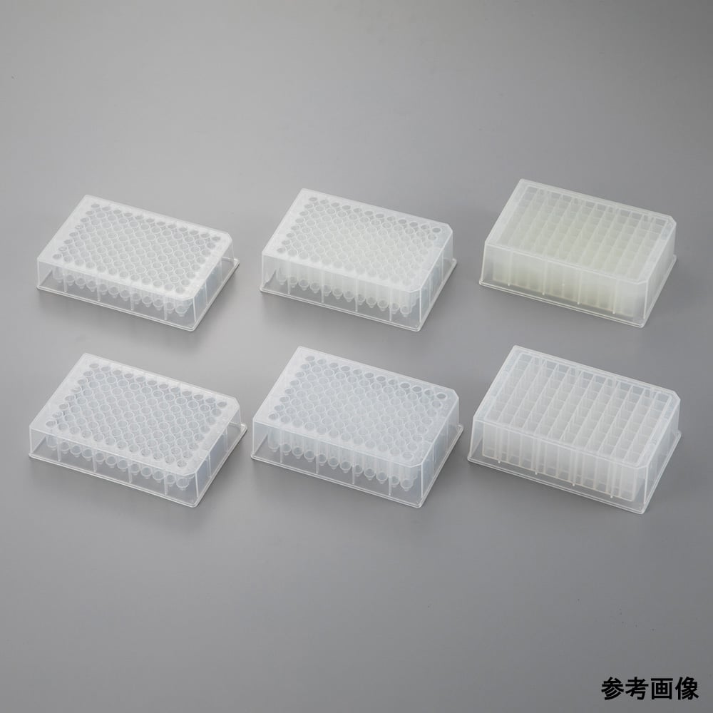 ディープウェルプレート（PP製・96well）2mL 滅菌済 1ケース（20個入）　222-8668-08C 1ケース(20個入)