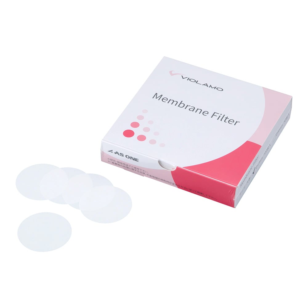 ビオラモメンブレンフィルター（親水性PTFE） 5.0μm φ47mm 1箱（100枚入） PTFE500M047I 1箱(100枚入)