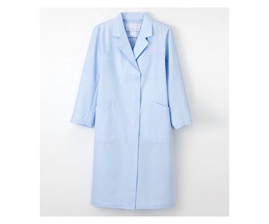 女子シングル診察衣 ブルー M　KEX5130 1枚