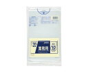 業務用ポリ袋 20L LLDPE 透明 0.03mm 1ケース(10枚×60冊入) P-23 1ケース(10枚×60冊入)