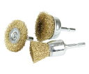E-Value 六角軸ワイヤーブラシセット 3PC 3PCS 1セット(4)