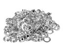 Y-SK11 両面ハトメの玉 アルミ12mm 12.0mm 1個(100組入) NO.75-B 1個(100組入)(4)
