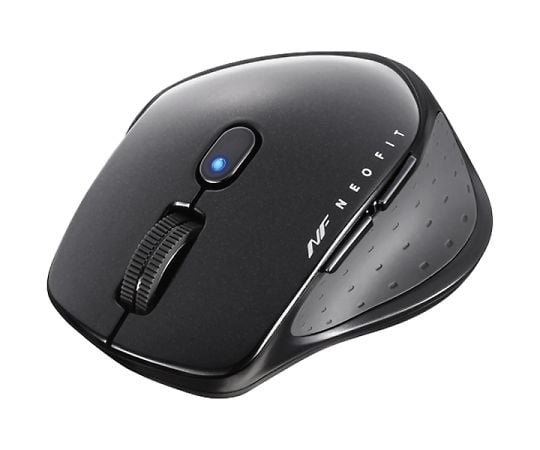無線 BlueLED 5ボタン NEOFITマウス Sサイズ ブラック BSMBW510SBK 1個
