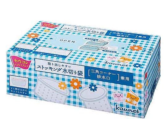 2か所の取り出し口で取り出しやすい、ストッキングタイプの水切り袋。網目の細かいストッキングタイプなので小さなゴミまで逃しません。三角コーナー・排水口兼用タイプ。 サイズ：原寸／タテ約160×ヨコ約130mm、伸長時／タテ約350×ヨコ約370mm商品寸法：タテ約350×ヨコ約370mm材質：ポリエステル・ポリウレタン種別：三角コーナー・深型排水口兼用仕様：三角コーナー・排水口兼用箱寸法：幅240×奥行150×高さ95mm質量：約170g容量：150枚入2か所の取り出し口で取り出しやすい、ストッキングタイプの水切り袋。網目の細かいストッキングタイプなので小さなゴミまで逃しません。三角コーナー・排水口兼用タイプ。 サイズ：原寸／タテ約160×ヨコ約130mm、伸長時／タテ約350×ヨコ約370mm商品寸法：タテ約350×ヨコ約370mm材質：ポリエステル・ポリウレタン種別：三角コーナー・深型排水口兼用仕様：三角コーナー・排水口兼用箱寸法：幅240×奥行150×高さ95mm質量：約170g容量：150枚入