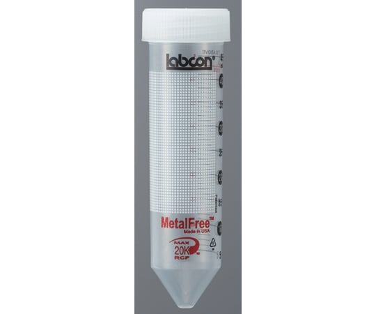 福祉用具のバリューケアの【期間限定!対象商品P2〜20倍】 遠沈管 50mL メタルフリータイプ（バルク）　50本×10袋入　3184-345 1箱(50本×10袋入)｜アングル2