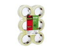 スコッチR透明梱包用テープ315-6P 透明 重量物用 48mm×50m 6巻 315-6P 1パック(6巻入)