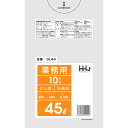 ポリ袋45L半透明10枚0.03mm GL44 × 60点