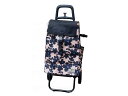 【母の日カーネーションプレゼント】ショッピングカートS メッシュバッグ付き / フラワー ベージュ