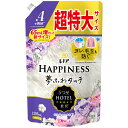 レノアハピネス夢ふわタッチリラックスナイトホワイトムスクの香り詰替用超特大サイズ × 6点