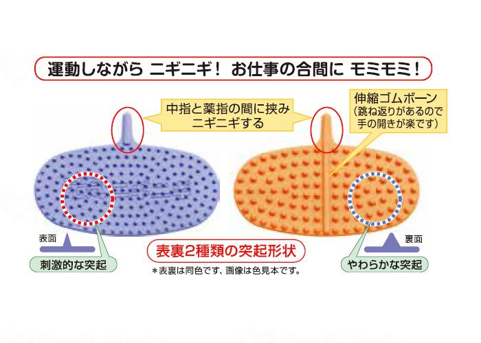 【期間限定!対象商品P2〜20倍】 シンエイテクノ元気ニギニギ ソフトパープル