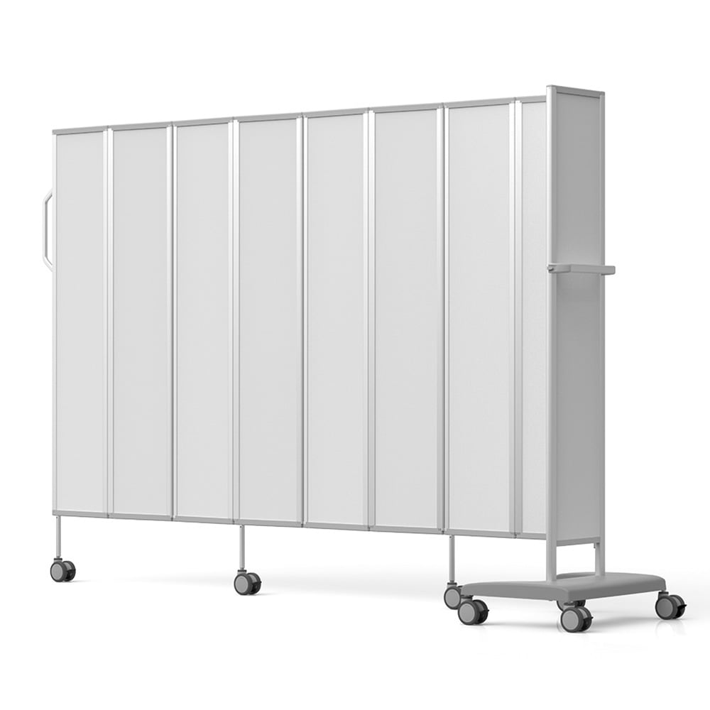【SS限定 38万商品以上10%OFF】 カラフルパーテーション 1800×1650mm ホワイト　FMS16506-WH 1台