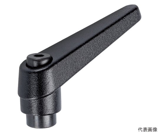 位置調整付クランピングレバー　メネジ付　黒　24400.0324 1個(4.0)
