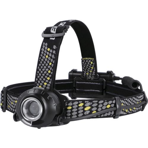Rakuten - 【期間限定!対象商品P2〜20倍】 GENTOS　LEDハイブリッド式ヘッドライト　ヘッドウォーズK333HD 1台