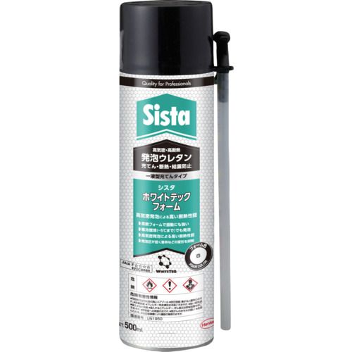 Sista　発泡ウレタン　ホワイトテックフォーム　ストロータイプ　500ml 1本