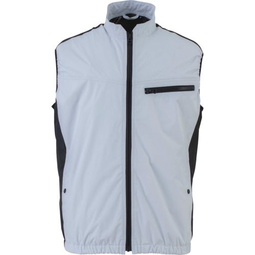 サンコー　圧倒的に冷える「冷蔵服4」　シルバーグレー3L　バッテリーセット 1S