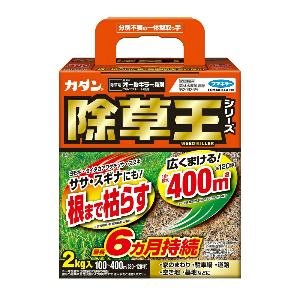 カダン除草王オールキラー粒剤2kg × 8点