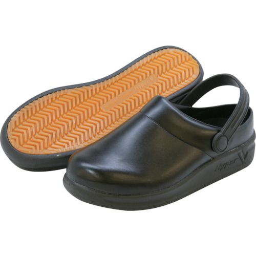 日進　サボシューズ　黒　23．5cm 1足