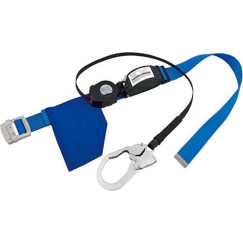 タイタン　胴ベルト型ロック付き巻取式　シングル　REELOCK　S2NEO　130kg仕様　スカイブルー 1本