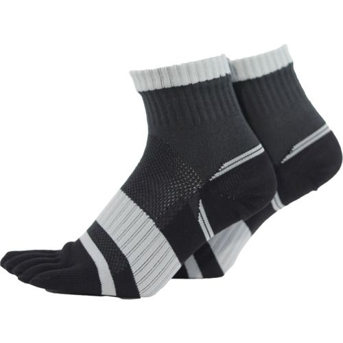 【期間限定!対象商品P2〜20倍】 ユタカメイク　靴下　ASHITOMO　WORKING　SOCKS　破れ対策（5本指・ショート）　ダーク　2足組　25ー27cm 1組