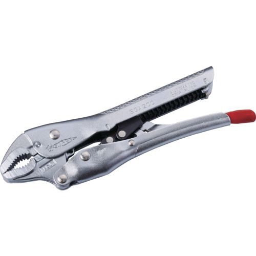 Rakuten - 【期間限定!対象商品P2〜20倍】 スーパー　フルオートタイプグリッププライヤ　全長：217mm　口開き：（角・丸材）1〜32 1丁