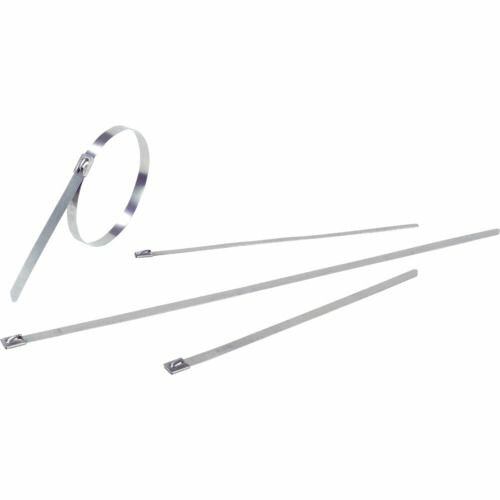 【期間限定!対象商品P2〜20倍】 TY−MET　316ステンレススチールタイ（ボールロックタイプ）　　幅7．9X長さ150mm　100本入り 1袋