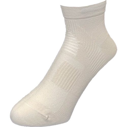 ユタカメイク 靴下 和紙ランニングソックス（先丸） ホワイト 1P Mサイズ 25-27cm 1足