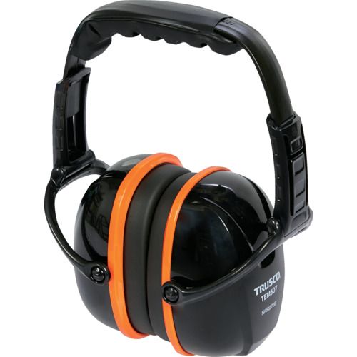 【期間限定!対象商品P2〜20倍】 TRUSCO　イヤーマフ　折りたたみ式　NRR値27dB 1個
