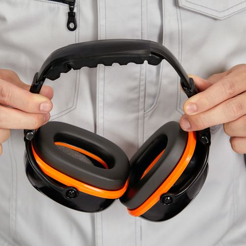 【期間限定!対象商品P2〜20倍】 TRUSCO　イヤーマフ　折りたたみ式　NRR値27dB 1個