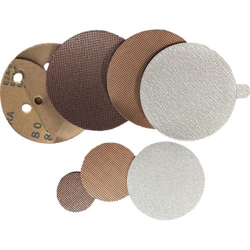 【特長】●●当社独自のアストラパターンが目詰まりを防ぐので切れ味が持続します。【用途】●●パテ研ぎ、塗膜はがし、下地研磨、中研ぎ、仕上げ研磨に。【仕様】●粒度(#)：60●外径(mm)：125●穴有無：無●タイプ：のり付き【材質／仕上】●●砥材:アランダム砥粒(A)●基材:紙【特長】●●当社独自のアストラパターンが目詰まりを防ぐので切れ味が持続します。【用途】●●パテ研ぎ、塗膜はがし、下地研磨、中研ぎ、仕上げ研磨に。【仕様】●粒度(#)：60●外径(mm)：125●穴有無：無●タイプ：のり付き【材質／仕上】●●砥材:アランダム砥粒(A)●基材:紙