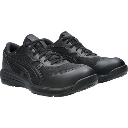 【期間限定!対象商品P2〜20倍】 ASICS　WINJOB　CP221　ブラック×ブラック　28．5 1足