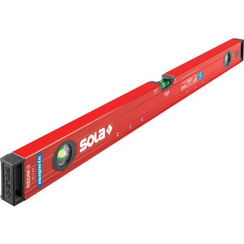 SOLA マグネティック アルミボックス水平器 全長80cm RedM380 1個